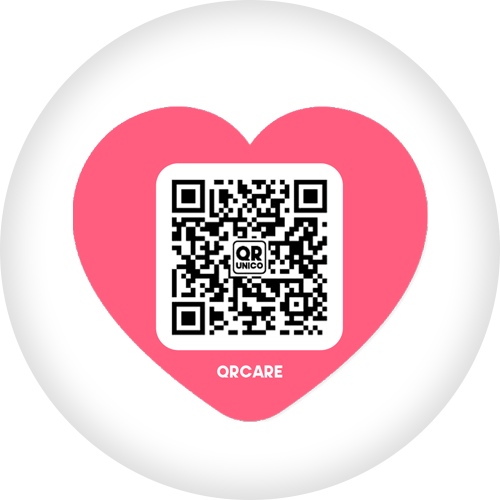 QR- Code- QRCARE- em -coração- rosa-conheça-bh