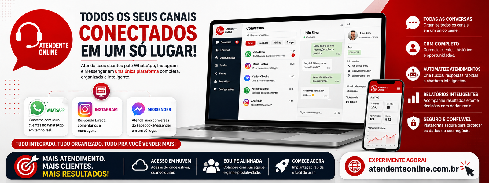 Cadastre gratuitamente e faca parte do no clube de benefícios (1) Plataforma de atendimento multicanal com CRM integrado